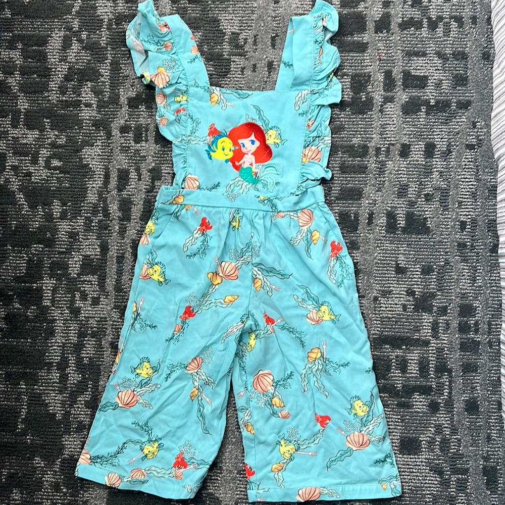 Disney princess Ariel ruffle romper 5T